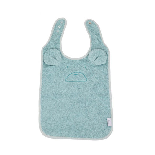 Bo Jungle B-Bib Ecological Bear Mint Blue