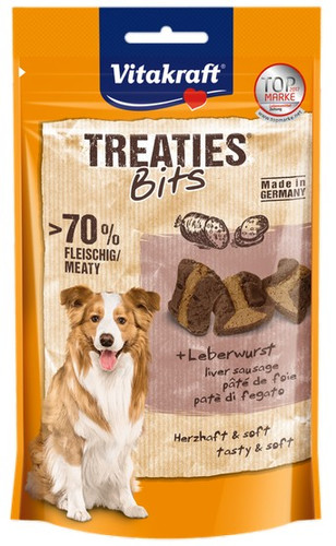 Vitakraft Dog Treaties Bits Liver Sausage 120g