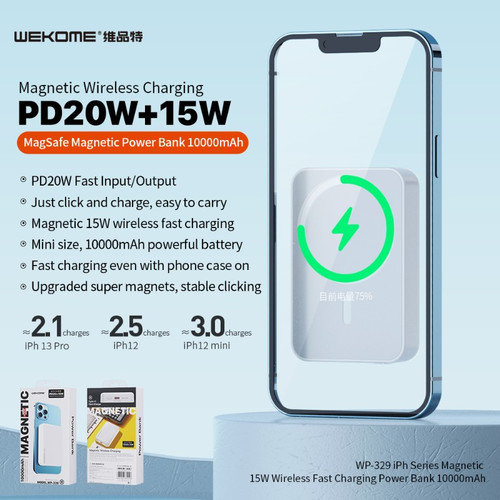 WEKOME Induction Power Bank Powerbank 10000 mAh Fast Charging
