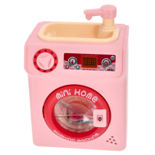 Mini Appliance Washing Machine Toy with Sink & Tap 3+