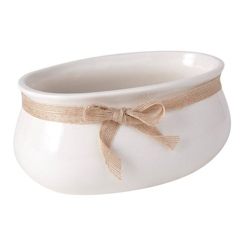 Ceramic Plant Pot 18 cm, light beige