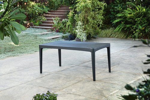 Outdoor Dining Table GIRONA 160 cm, graphite