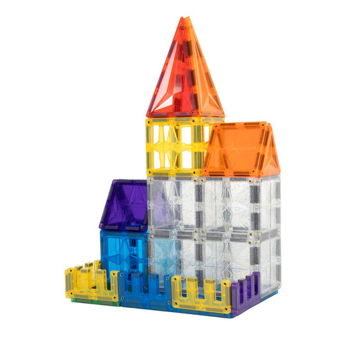 Cleverclixx Magnetic Tiles Inventive Pack Intense 110 pieces + 15 pieces free, 3+