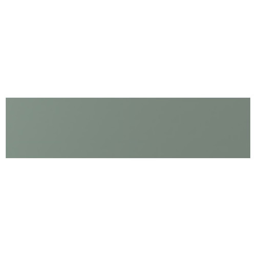 NICKEBO Drawer front, matt grey-green, 80x20 cm