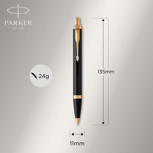 Parker Gift Set IM Black GT - Fountain Pen & Ballpoint Pen