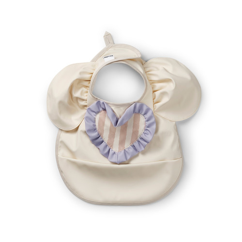 Elodie Details Baby Bib - Oat White, 3m+