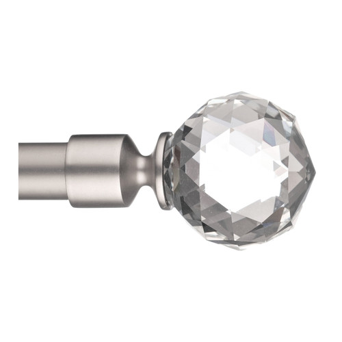 Curtain Pole Finial Colours Foxtrot Ball 19 mm, nickel