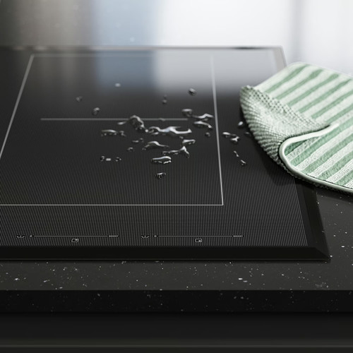 TÄCKNAN Ind hob/int extractor w recirc kit, IKEA 500/black