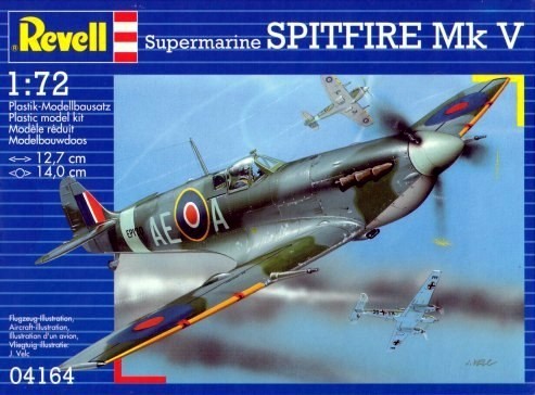 Revell Plastic Model Spitfire Mk V b 8+