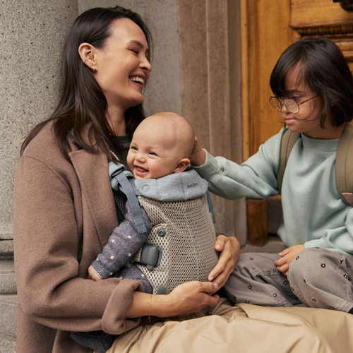 BABYBJORN Baby Carrier Harmony 3D Mesh, Grey beige, 0-3y