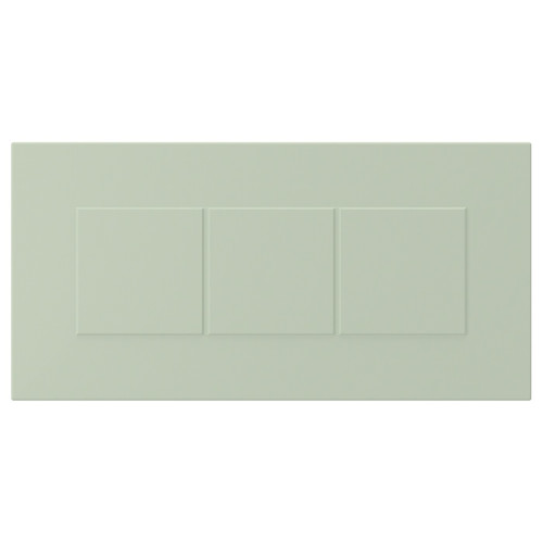 STENSUND Drawer front, light green, 40x20 cm