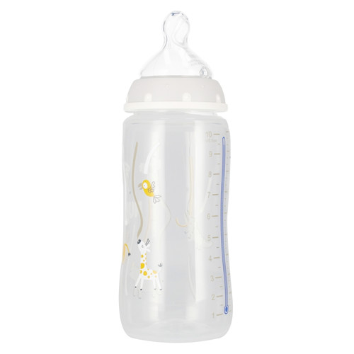 NUK First Choice Plus Baby Bottle with Temperature Control 300ml 6-18m, grey