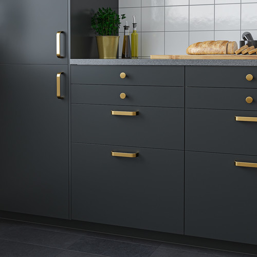 KALERUM Knob, brass-colour, 30 mm