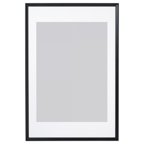 KNOPPÄNG Frame, black, 61x91 cm