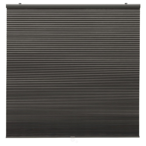 HOPPVALS Cellular blind, grey, 120x155 cm