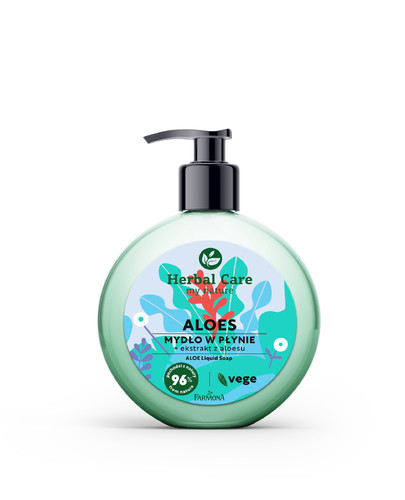 FARMONA Herbal Care Aloe Liquid Soap 96% Natural Vegan 400ml