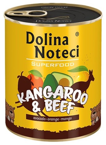 Dolina Noteci Superfood Dog Wet Food Kangaroo & Beef 800g