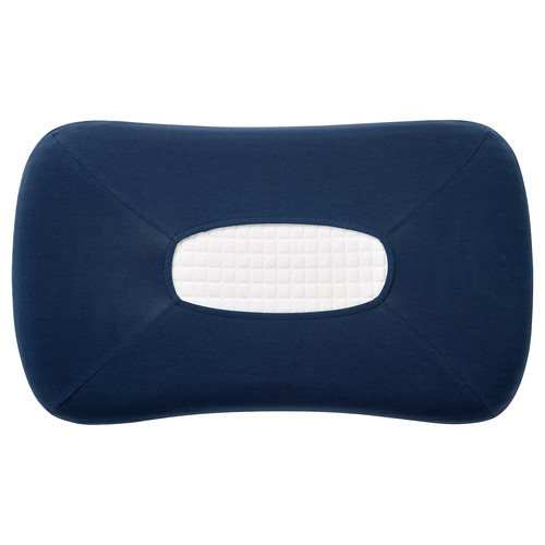TÖCKENFLY Pillowcase for ergonomic pillow, dark blue, 29x43 cm