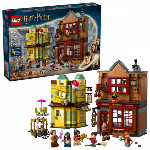 LEGO Harry Potter Quality Quidditch Supplies & Ice Cream Parlour 8+