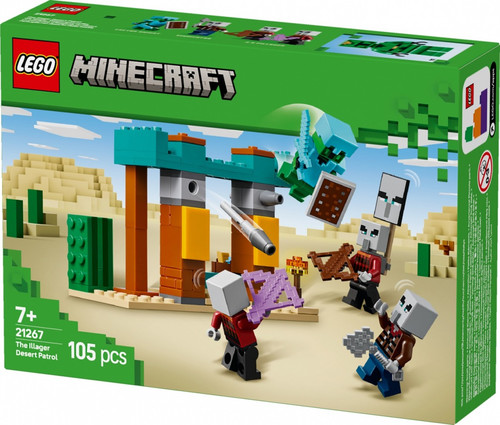 LEGO Minecraft The Illager Desert Patrol 7+