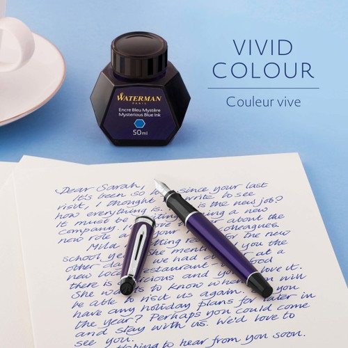 Waterman Ink Bottle 50ml, blue-black