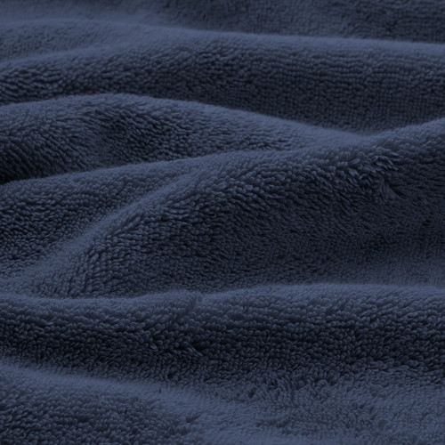 BROKGLIM Bath sheet, dark blue, 100x150 cm