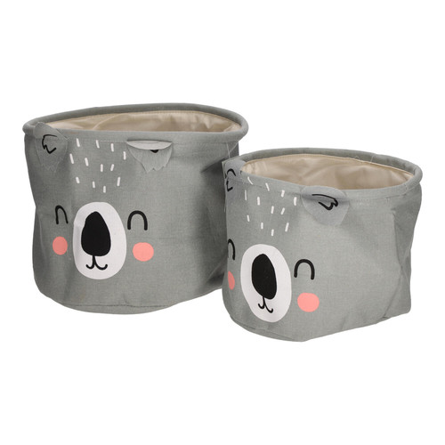 Storage Basket Set 2pcs, Koala