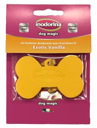 Inodorina Car Air Freshener Dog Magic Exotic Vanilla, assorted patterns