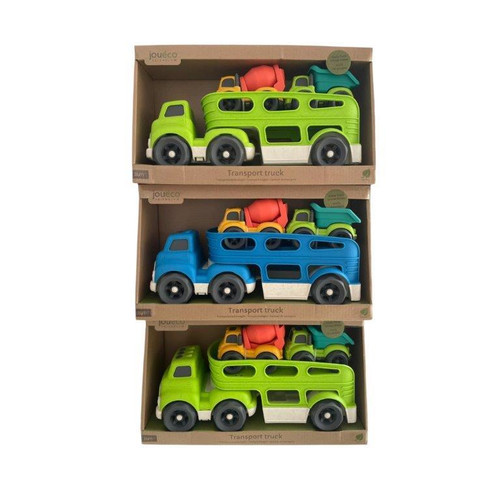 Joueco Eco Transport Truck with 2 Cars 18m+