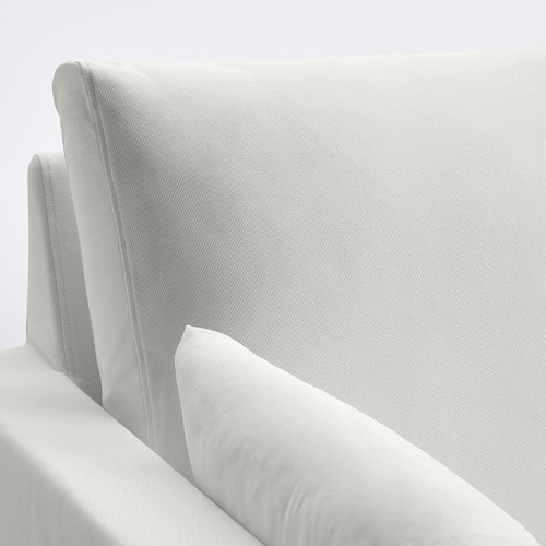 HYLTARP Corner sofa, 4-seat, Hallarp white