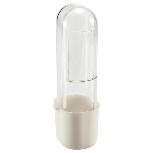KLIPPKAKTUS Herb storage for fridge, transparent, 10x9x28 cm
