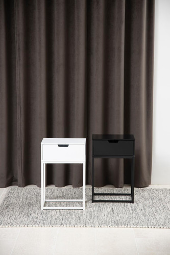 Nightstand Bedside Table Mitra, white
