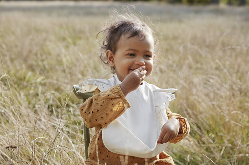 Elodie Details - Baby Bib - Vanilla White