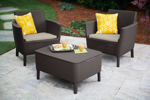 Outdoor Furniture Set SALEMO MAX, brown