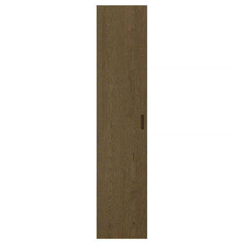 TONSTAD Door, brown stained oak veneer, 50x229 cm