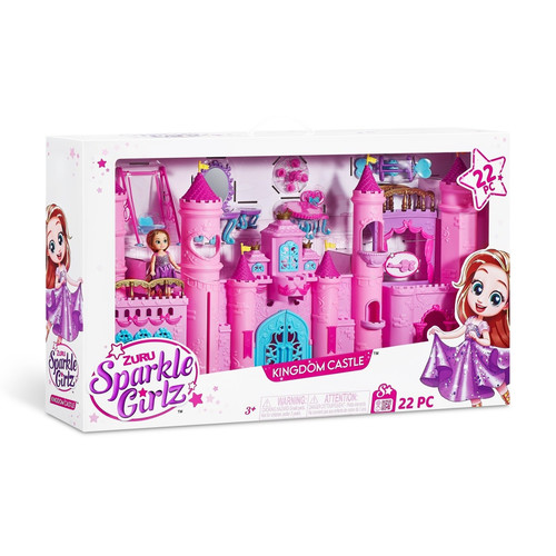 Zuru Sparkle Girlz Doll with Castle Set 3+