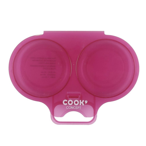 Silicone Microwave Egg Poacher, pink