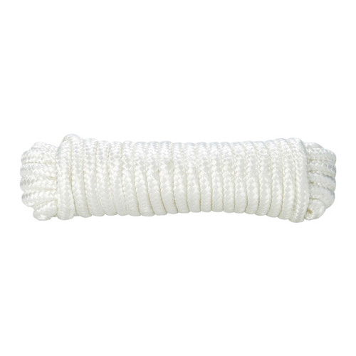 Diall Nylon Braided Rope 12mm x 10m, white