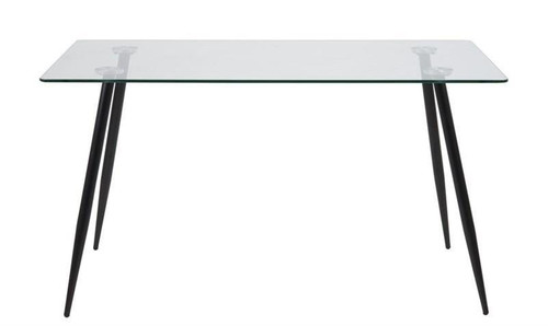 Dining Table Wilma, metal/glass