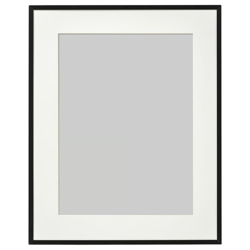 LOMVIKEN Frame, black, 40x50 cm