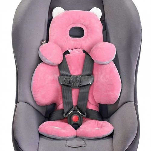 Benbat Stabilising Car Seat Insert for Babies, grey/pink, 0+