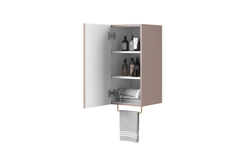 Bathroom Wall Cabinet MDF Nicole 70cm, antique pink