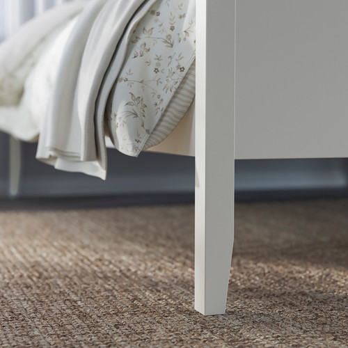 IDANÄS Bedroom furniture, set of 4, white, 140x200 cm