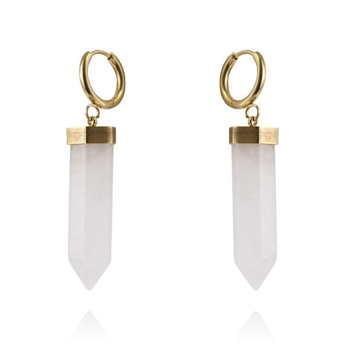 Earrings, stainless steel