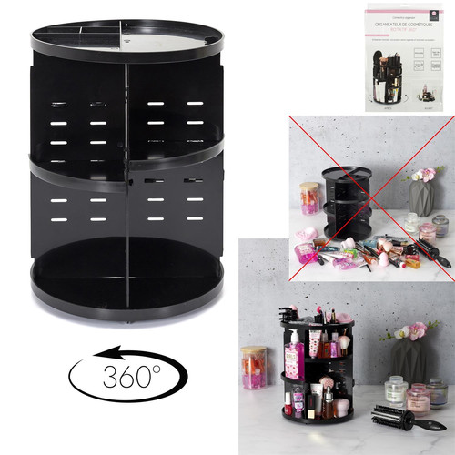 Cosmetics Organizer, black