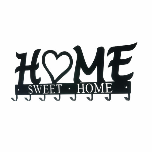 Wall Hanger Home Sweet Home, black