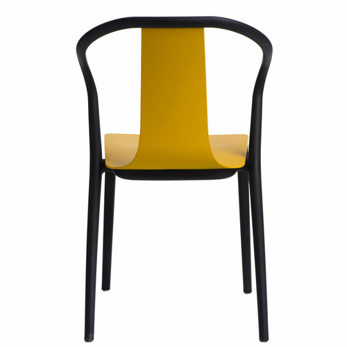 Chair Bella, black/yellow