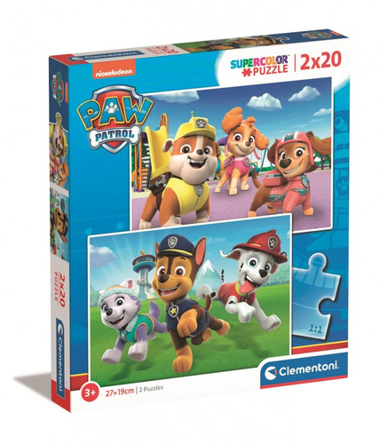 Clementoni Children's Puzzle Paw Patrol 2x20 3+