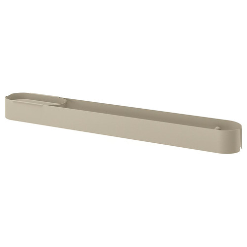 FLORSJÖN Towel rail, beige, 62 cm