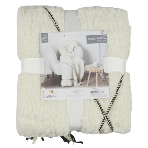 Sherpa Blanket, Natural